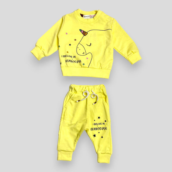 Ms Unicorn - Yellow - Tract Suit