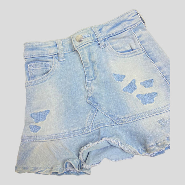 Girls Butterfly Jeans Shorts