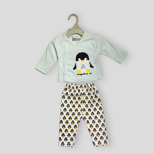 Penguin - 2 Piece Suit sky -Greenish