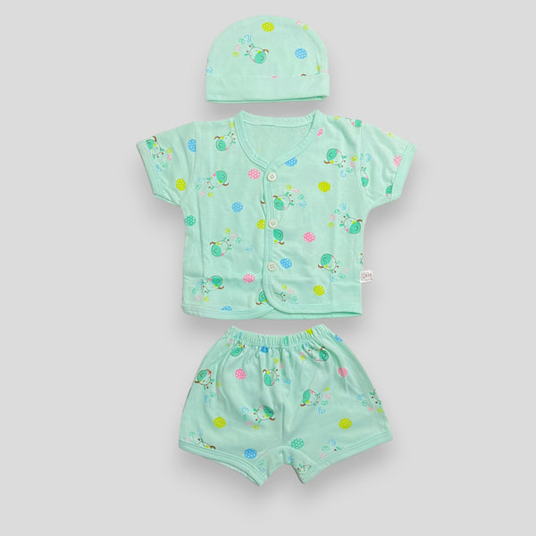 New Born Suit - Green - Pack of 3