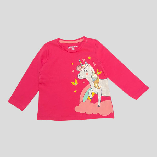 Unicorn Girls Pink T-Shirt