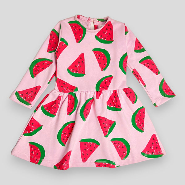 Watermelon Winter  Frock - Pink