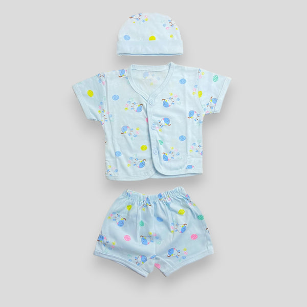 New Born Suit - Blue - Pack of 3