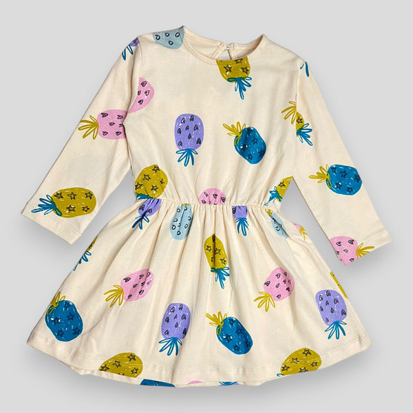 Pineapple Fruit Frock - Off-White