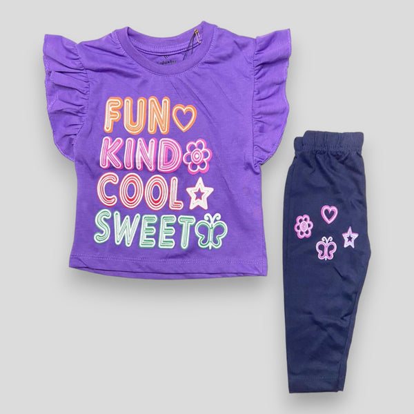 Fun Kind Cool Sweet - Purple - Frocks & Capri