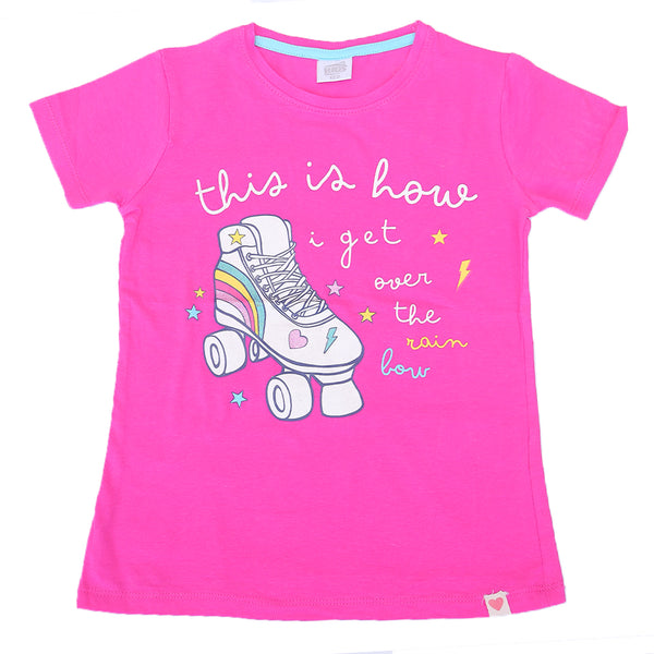 Pink Rainbow - Kids - T-Shirt