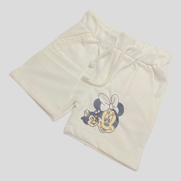 Mickey White Shorts - k-Junior