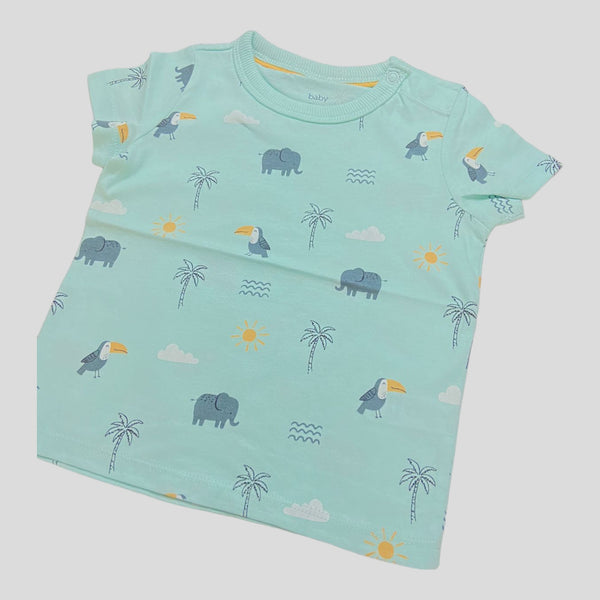 Elephant - Green - T-Shirt