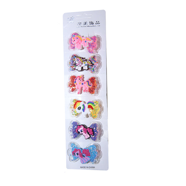 Unicorn Confetti Clips - Pack of 2 - Fashion Jewelry