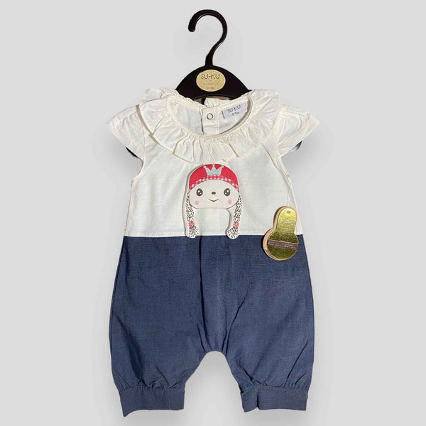 Queen Doll - Blue & White - Jump Suit