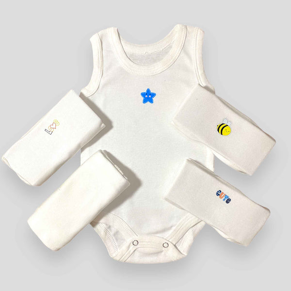 Body Suits - Pack of 5 - White