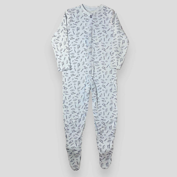 Little Monkey - Blue - Full Body Suit