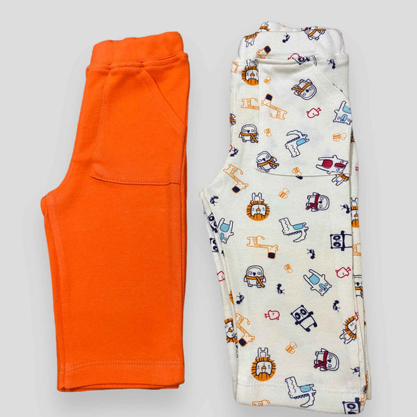 Mr Orange Lion - Pack of 2 Pants - Carter's