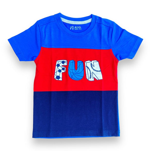 Mr. Fun Blue T Shirt