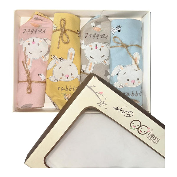 Rabbit Embroidered Bib Pack OF 2