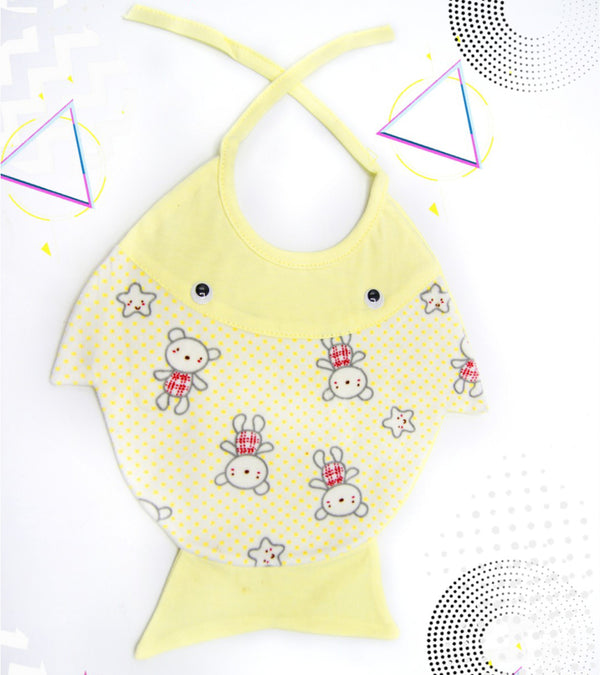 Googly Eyes - Fish Bunny Yellow - Bib