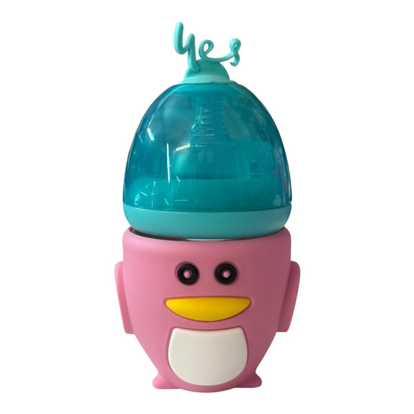 Penguin Glass Feeder Bottle