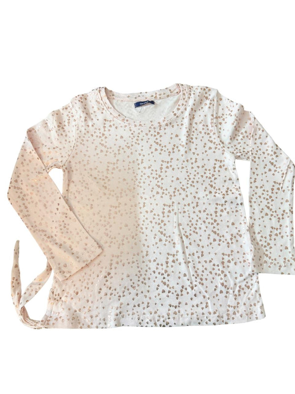 Pink Heart Full-Sleeve Shirt