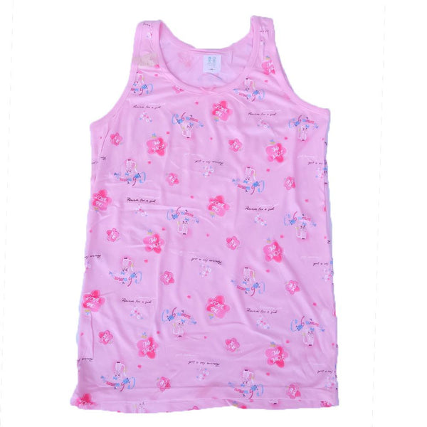 Pink Flower Tank Top