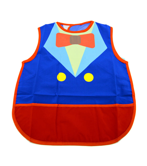 Red Bow Apron - Bib Plastic - Sun Baby