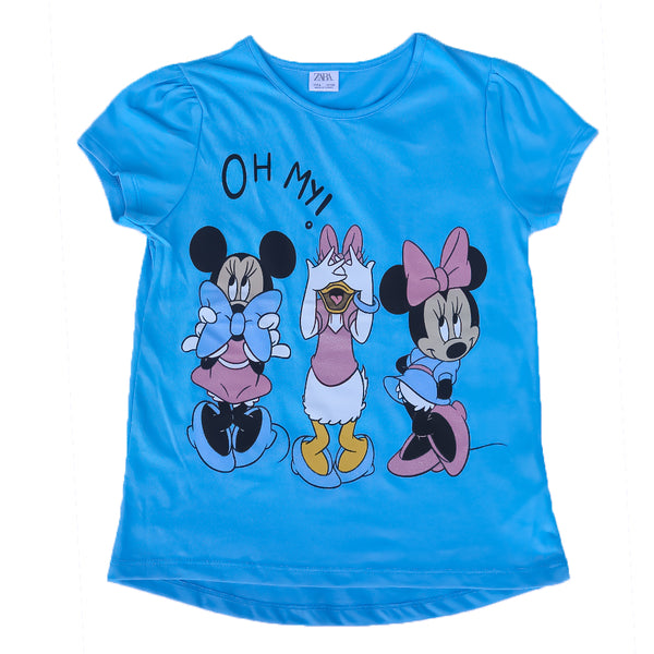 Mickey & Donald - Royal Blue - Zara - Summer T-Shirt
