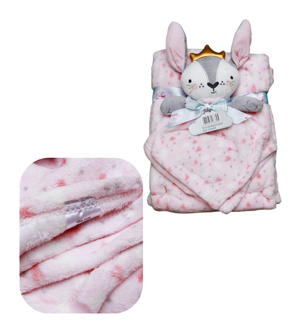 Miss Rabbit Golden Crown - luvens fortune - Toy Blanket