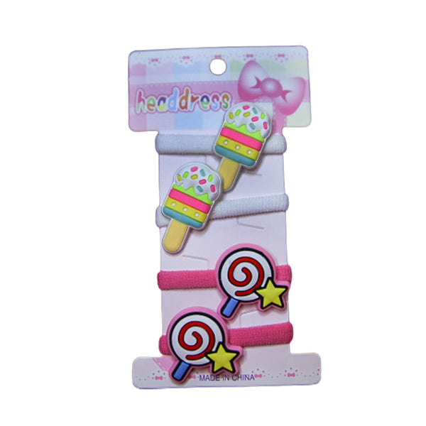 Ice lolly Rubber Band - Pack of 4 - Headdress