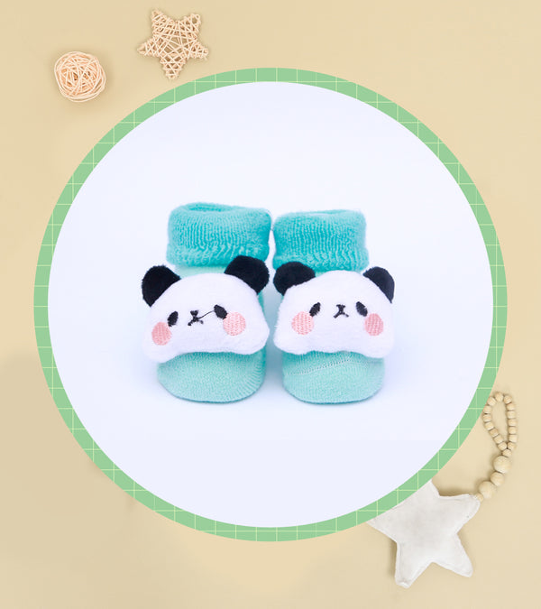 White Panda & RoundEye  - Pack of 2 - Booties