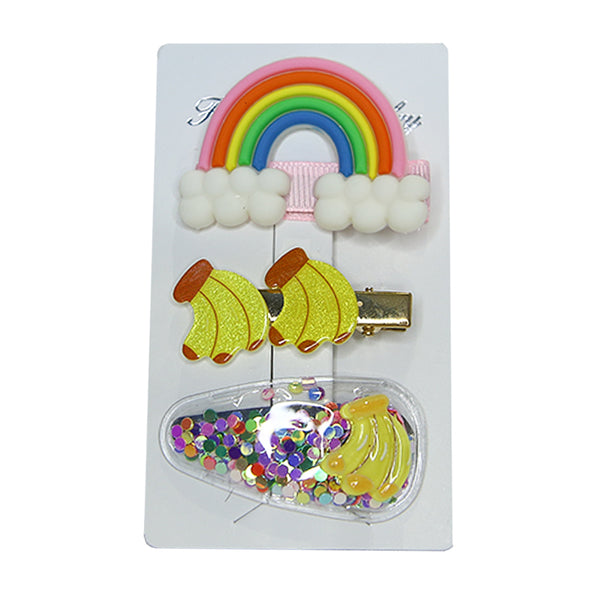 Banana Clips - Pack of 3 - Fashion Jewelry