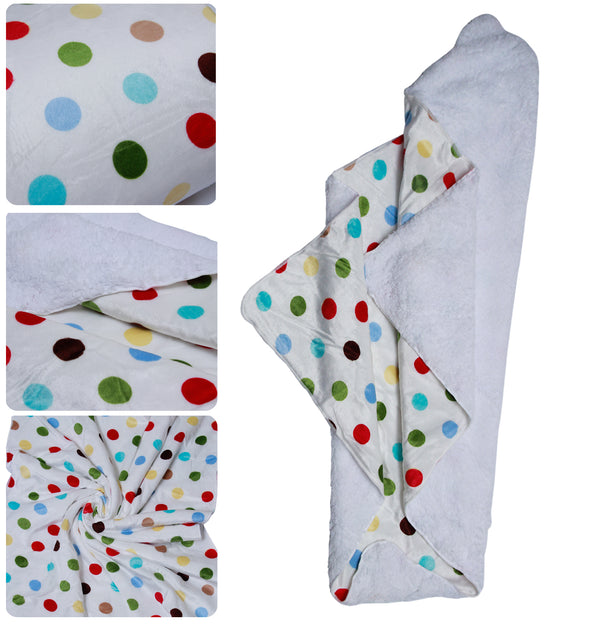 Multi Dot Polka - Baby Blanket