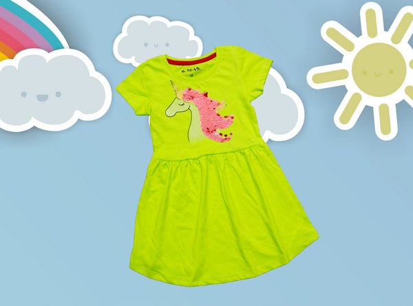 Miss Unicorn Green - Summer Frock