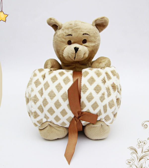 Brown Bear - Toy plus Blanket