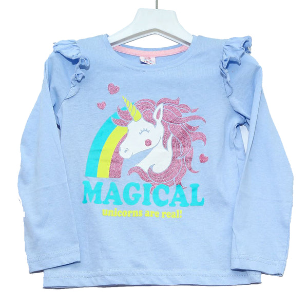 Blue Unicorn - Full Sleeves T-Shirt - Kiki & Koko