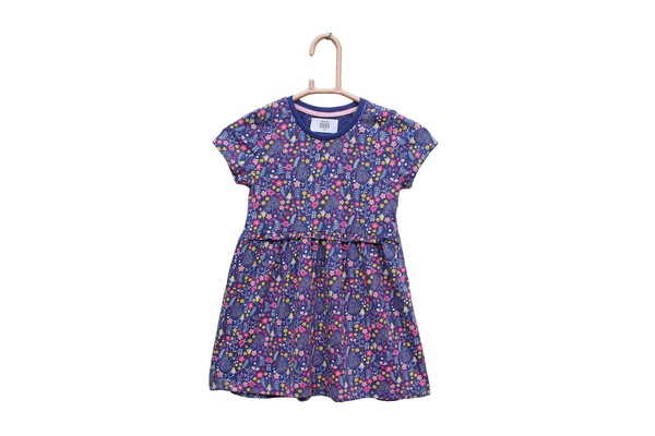 Flower Frock - Purple & Pink